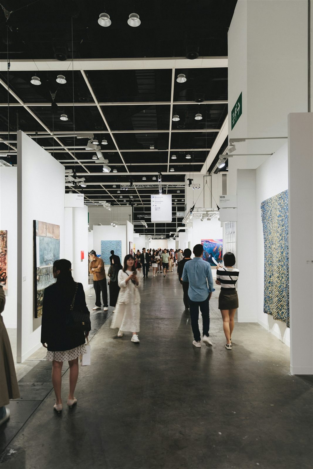Ilustrační fotografie z mezinárodního veletrhu současného umění (Art Basel Hong Kong)